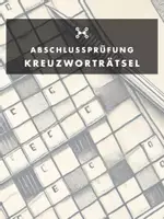 Vorschau - Quiz - Materialpaket „Kreuzworträtsel Abschlussprüfung Deutsch“ - Deckblatt