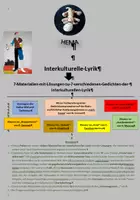 Vorschau - Unterrichtsreihen - Materialpaket interkulturelle Lyrik - Deckblatt