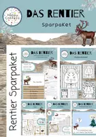 Vorschau - Arbeitsblätter - Das Rentier - Materialpaket - Deckblatt