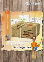Vorschau - Arbeitsblätter - Materialpaket: Rechtschreibung - Silbenschwingen/Doppelkonsonanten - Deckblatt