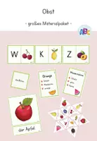Vorschau - Spiele - Wortschatz Obst : großes Materialpaket - Deckblatt