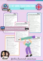 Aperçu - Feuilles d'exercices - C1 Key Word Transformations – 150 Sentences (Pack 1) - Page de couverture