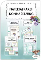 Vorschau - Stundenentwürfe - Materialpaket: Kommasetzung - Deckblatt