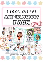Vista previa - Juegos / Gamificación - PACK: BODY PARTS AND ILLNESS - Portada