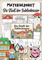 Vorschau - Arbeitsblätter - Die Stadt der Zahlenhäuser (Zahlenzerlegung) | Grundschule Kl. 1 | Materialpaket - Deckblatt