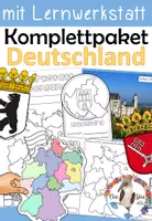 Vorschau - Unterrichtsreihen - Komplettpaket - Deutschland & Bundesländer mit Bildkarten - Deckblatt