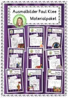 Vorschau - Arbeitsblätter - Materialpaket Paul Klee - Ausmalbilder - Deckblatt