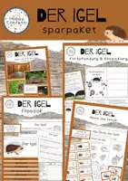 Vorschau - Arbeitsblätter - Igel Materialpaket - Deckblatt