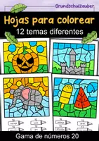 Vorschau - Arbeitsblätter - Hojas para colorear - 12 hojas para colorear (español) - Deckblatt