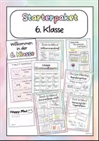 Vorschau - Arbeitsblätter - Starterpaket - 6. Klasse - Deckblatt