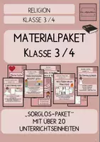 Vorschau - Stundenentwürfe - Religion: Materialpaket Klasse 3/4 - Deckblatt
