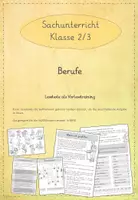 Vorschau - Arbeitsblätter - Leseübungen zum sinnentnehmenden Lesen: Berufe (Materialpaket) - Deckblatt