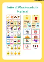 anteprima - Flashcard - Lotto di Flashcards in Inglese! - Pagina di copertina