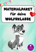 Vorschau - Mal- und Bastelvorlagen - Materialpaket für deine Wolfsklasse - Deckblatt