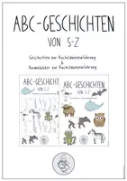Vorschau - Arbeitsblätter - Bundle - ABC-Geschichten von S - Z zur Buchstabeneinführung & passende Ausmalbilder - Deckblatt