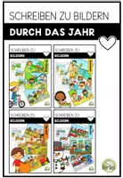 Vorschau - Arbeitsblätter - Materialpaket - Schreiben zu Bildern - Jahreszeiten - Deckblatt