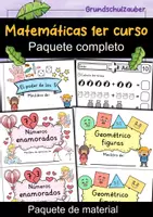 Vorschau - Arbeitsblätter - Matemáticas 1er grado paquete de material | Matemáticas paquete completo | Rango numérico 20 - Deckblatt