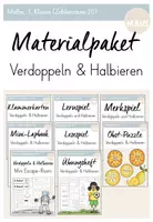 Vorschau - Arbeitsblätter - Materialpaket: Verdoppeln und Halbieren (ZR 20) - Deckblatt