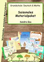 Vorschau - Unterrichtsreihen - Saisonales Materialpaket - Deckblatt