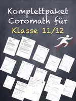 Vorschau - Stundenentwürfe - Paket: ALLE Coromath-Materialien Klasse 11/12 (mit Lernvideo) - Deckblatt