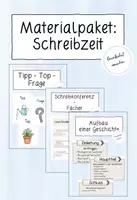 Vorschau - Arbeitsblätter - Materialpaket: Schreibzeit - Deckblatt