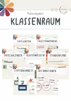 Vorschau - Anderer Materialtyp - Materialpaket - Klassenraum Farbkreis/ bunt - Deckblatt