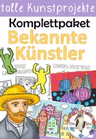 Vorschau - Stundenentwürfe - Komplettpaket - Künstler/ innen Kunstprojekte - inklusive Künstler Flipbooks - Deckblatt