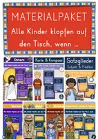 Vorschau - Spiele - MATERIALPAKET Alle Kinder klopfen auf den Tisch, wenn ... (wachsendes Materialpaket) - Deckblatt