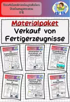 Vorschau - Stundenentwürfe - Materialpaket Verkauf von Fertigerzeugnissen BwR 8 II Lehrplan Plus - Deckblatt