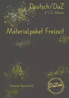 Vorschau - Unterrichtsreihen - Materialpaket Wortschatz Freizeit/Hobby/Aktivitäten - Deckblatt