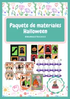 Vista previa - Hojas de trabajo - Pack de materiales Halloween - Portada