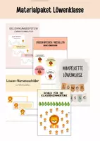 Vorschau - Poster - Materialpaket Löwenklasse - Deckblatt