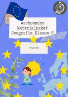 Vorschau - Unterrichtsreihen - wachsendes Materialpaket: Geografie Klasse 6 - Deckblatt