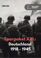 Vorschau - Stundenentwürfe - Sparpaket XXL: Deutschland 1918 - 1945: Zwischen Demokratie und Diktatur, internationaler Verständigung und Verbrechen - Deckblatt