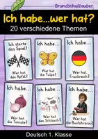 Vorschau - Spiele - Ich habe wer hat | Lesespiel | Materialpaket | Deutsch 1. Klasse - Deckblatt
