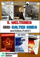 Vorschau - Unterrichtsreihen - 2. Weltkrieg und Kalter Krieg großes Materialpaket Bundle - Deckblatt