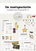Vorschau - Stundenentwürfe - Die Josefsgeschichte: komplette Unterrichtseinheit (Kl. 2) - Deckblatt