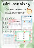 Vorschau - Spiele - Materialpaket - Spielesammlung Mathe - Deckblatt