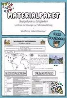 Vorschau - Stundenentwürfe - MATERIALPAKET // Satzglieder Lerntheke & schriftliche Unterrichtskonzeption + Tafelmaterial - Deckblatt