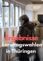 Vorschau - Arbeitsblätter - Ergebnisse Landtagswahl Thüringen 2024 - Sparpaket - Deckblatt