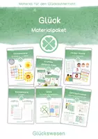 Vorschau - Arbeitsblätter - Glück Materialpaket - Deckblatt