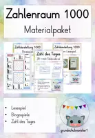Vorschau - Unterrichtsreihen - Materialpaket Zahlenraum 1000 - Deckblatt