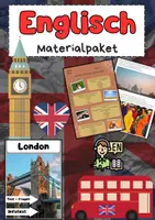 Vorschau - Arbeitsblätter - Englisch Materialpaket / 8 - 11 Klasse Realschule / Gymnasium - Deckblatt