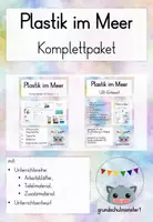 Vorschau - Stundenentwürfe - Materialpaket Plastik im Meer - Deckblatt