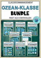 Vorschau - Poster - CLASSROOM MANAGEMENT | Wachsendes Materialpaket | Ozean-Klasse - Deckblatt