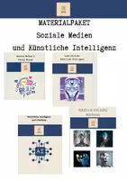 Vorschau - Unterrichtsreihen - Materialpaket soziale Medien und Künstliche Intelligenz - Deckblatt
