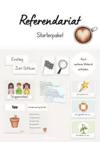 Vorschau - Fördermaterial/Inklusion - Referendariat - Starterpaket (Materialpaket) in beige - Deckblatt