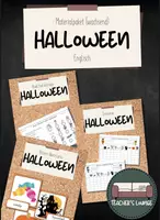 Vorschau - Arbeitsblätter - Materialpaket Halloween - Deckblatt