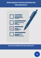 Vorschau - Stundenentwürfe - Materialpaket Gemeinschaftskunde Sekundarstufe I - Deckblatt