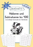 Vorschau - Arbeitsblätter - XL Materialpaket - Addieren und Subtrahieren bis 100 - Deckblatt